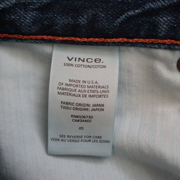 Vince Men's Straight Leg Distressed Calico Wash Jeans | 29 - Picture 4 of 6